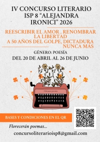 IV Concurso Literario "Alejandra Ironici"