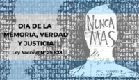 D&iacute;a Nacional de la Memoria por la Verdad y la Justicia