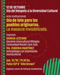 12 de octubre: Día del Respeto a las Diversidad Cultural