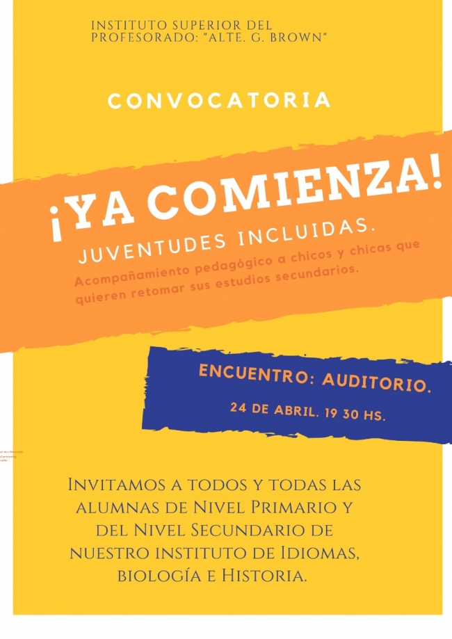 Reuni&oacute;n informativa Juventudes Incluidas