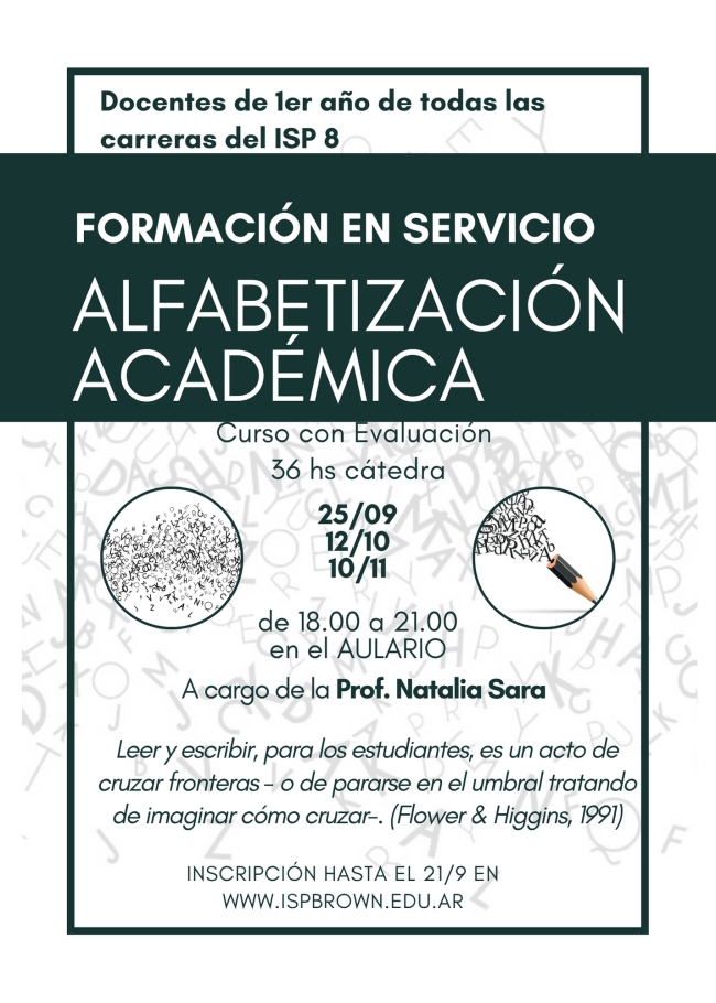 Lectura y escritura acad&eacute;mica en el nivel superior