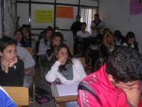 Visita de estudiantes a escuelas secundarias
