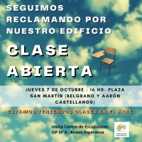 Reclamo por el Edificio Propio en el Anexo Esperanza