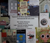 Exposici&oacute;n de libros adquiridos en la Feria Internacional 2019