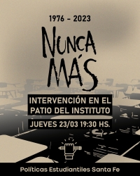 Intervenci&oacute;n por el D&iacute;a de la Memoria