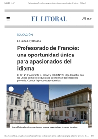 Profesorado de Franc&eacute;s