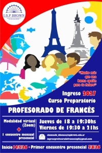 Cursos de pre ingreso 2027 del Profesorado de Franc&eacute;s