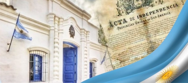 9 DE JULIO – DÍA DE LA INDEPENDENCIA ARGENTINA !